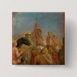 St. Francis Xavier 2 Inch Square Button