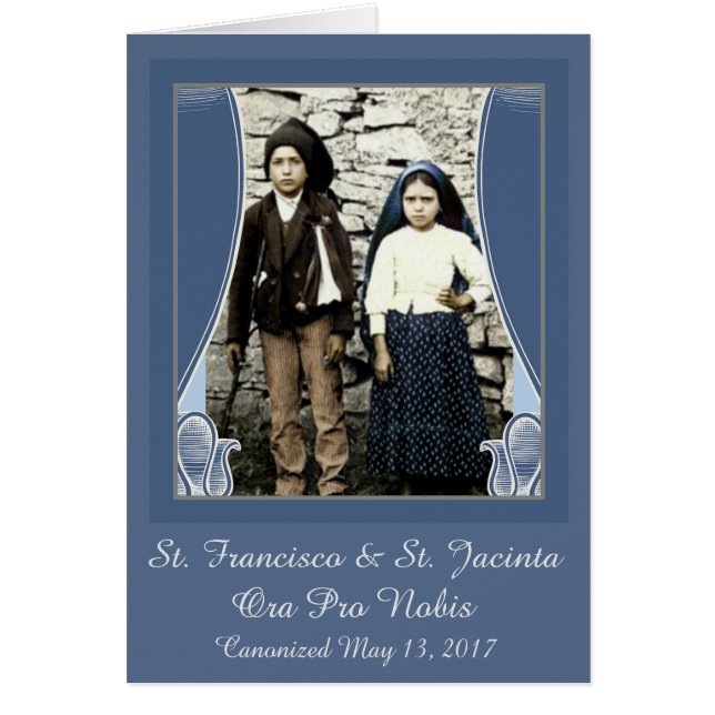 St. Francisco & St. Jacinta Newly Canonized (Front)