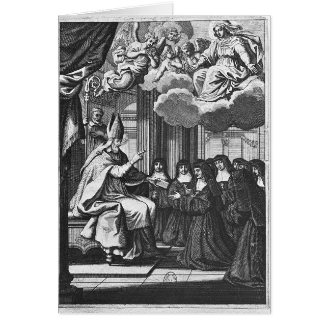 St. Francois de Salles  Giving the Rule (Front)
