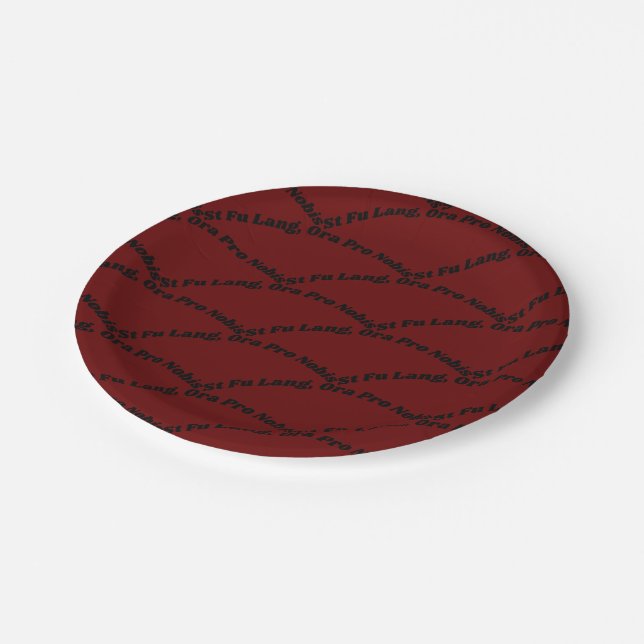 St Fu Lang Paper Plates (Angled)