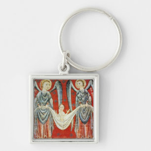St. Gabriel and St. Raphael, c.1200 Keychain