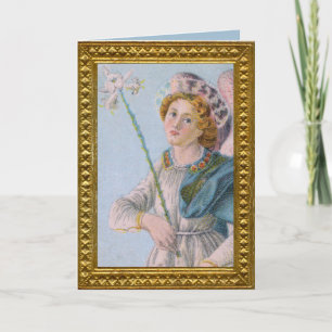 St. Gabriel the Archangel (detail; M 017) Blank Card