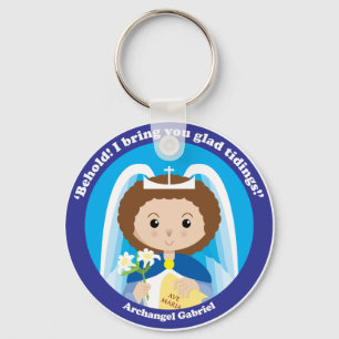St. Gabriel the Archangel Keychain