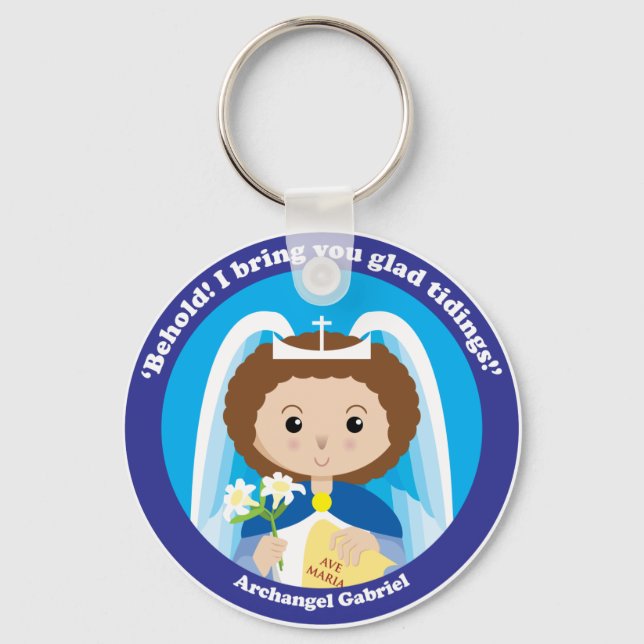 St. Gabriel the Archangel Keychain (Front)