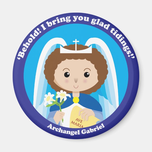 St. Gabriel the Archangel Magnet (Front)