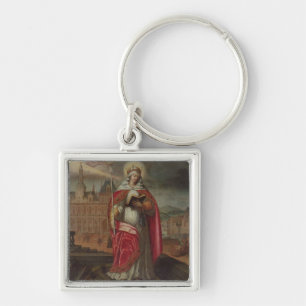 St. Genevieve Keychain