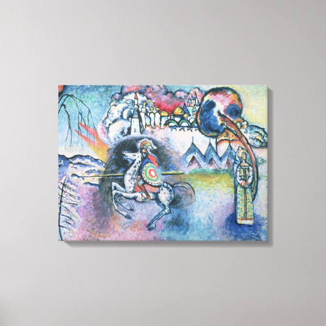 St. George, 1914-15 Canvas Print (Front)