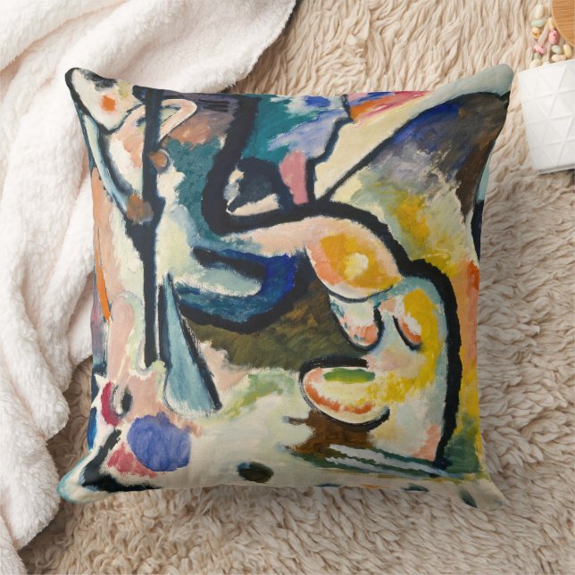 St. George 3 | Wassily Kandinsky | Throw Pillow (Blanket)