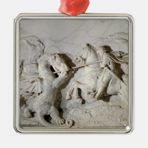 St. George and the Dragon, 1508 Metal Ornament