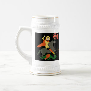 St George and the Dragon Beer Stein