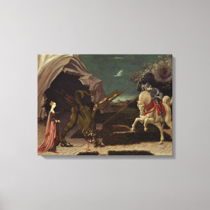 St. George and the Dragon, c.1470 Canvas Print