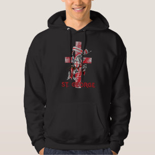 St George And The Dragon Catholic Saint Hoodie