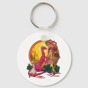 St.George and the Dragon Keychain