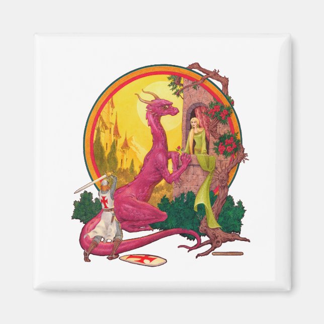 St.George and the Dragon Magnet (Front)