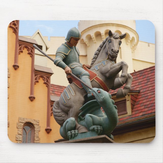 St. George and the Dragon Mouse Pad (Front)