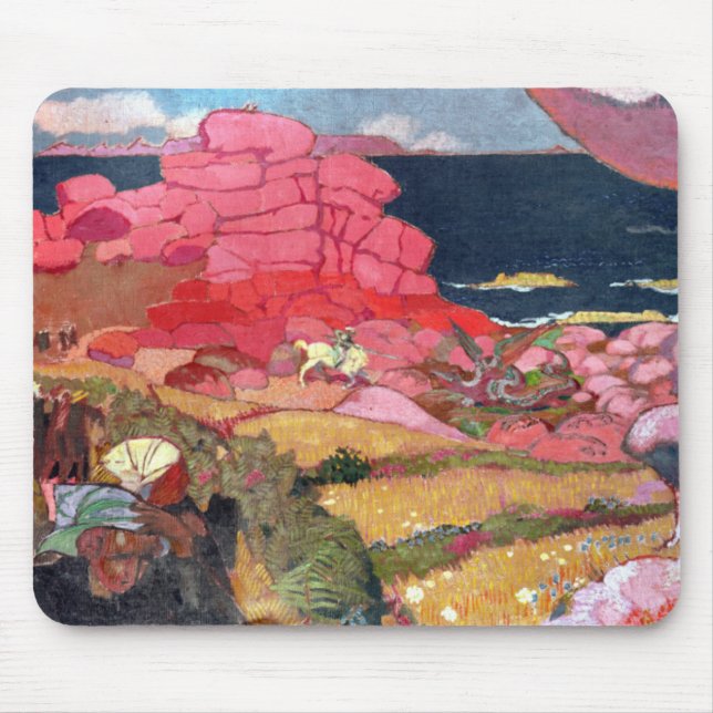 St. George and the Dragon Mouse Pad (Front)