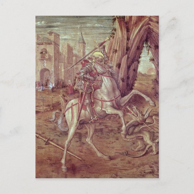 St. George and the Dragon Postcard (Front)