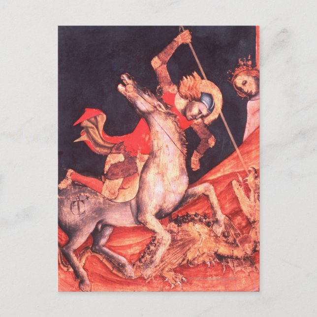 St. George and the Dragon Postcard (Front)