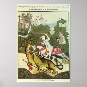 St. George and the Dragon Poster