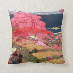 St. George and the Dragon Throw Pillow