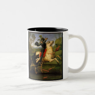 St George and the Dragon Two-Tone Coffee Mug