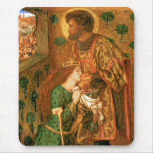 St George and the Princess Sabra Mouse Pad