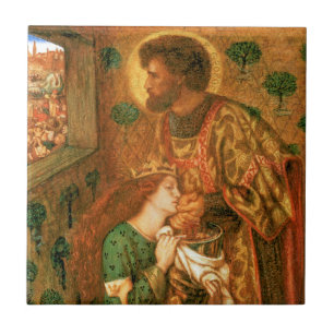 St George and the Princess Sabra Tile