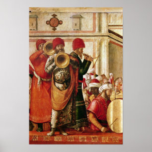 St. George Baptising the Gentiles Poster