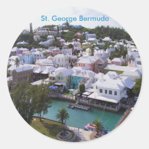 St. George Bermuda Classic Round Sticker