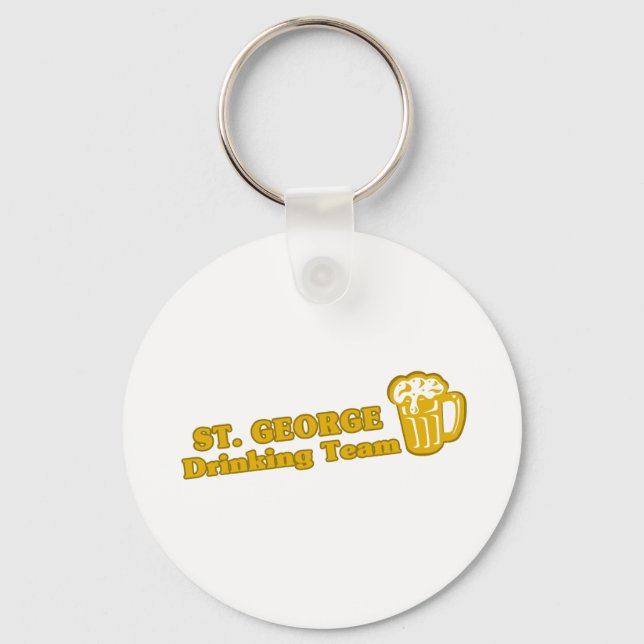 St. George Drinking Team tee shirts Keychain (Front)