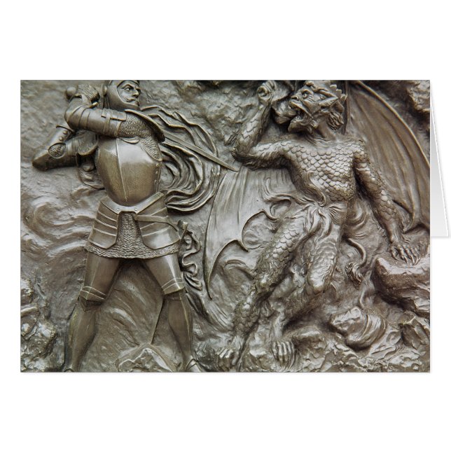 St. George Fighting the Dragon (Front Horizontal)