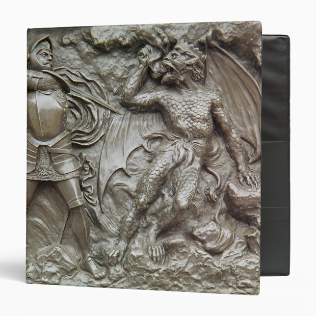 St. George Fighting the Dragon Binder (Front/Inside)
