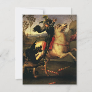 St. George Fighting the Dragon by Raphael Sanzio