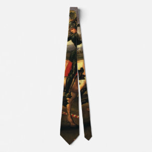 St. George Fighting the Dragon by Raphael Sanzio Tie