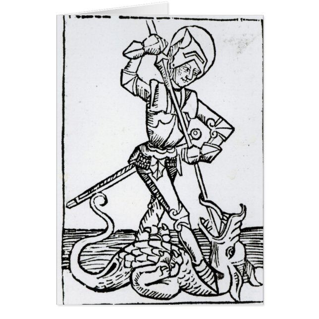 St. George, from the 'Liber Chronicarum' (Front)