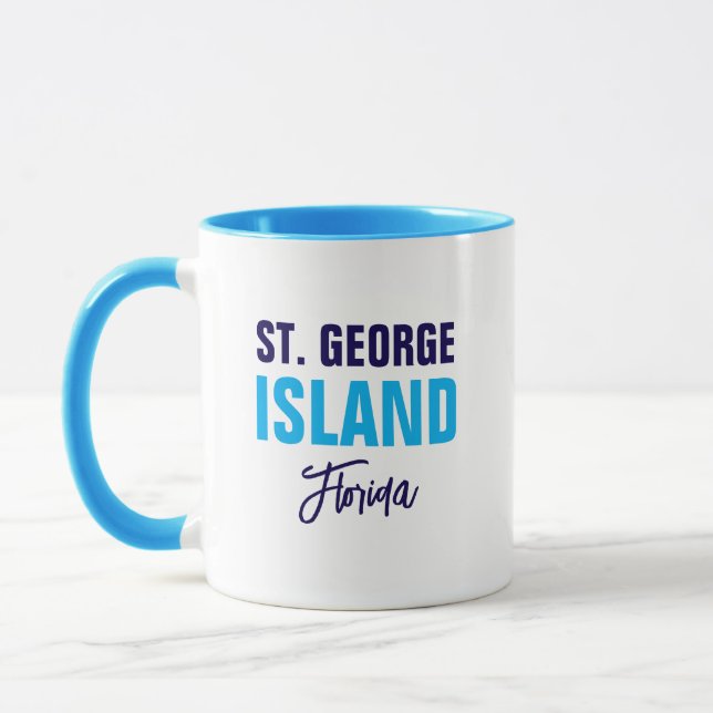 St. George Island Florida Coffee Mug (Left)