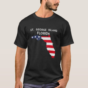 St. George Island Florida USA State America Travel T-Shirt