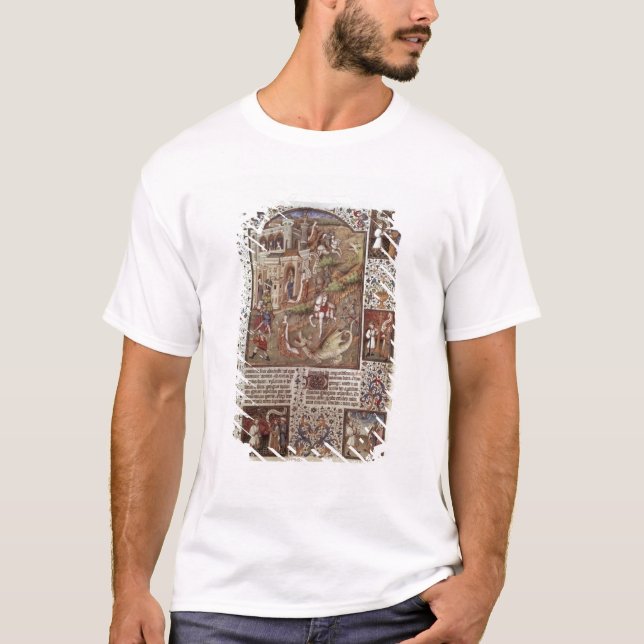St. George killing Dragons T-Shirt (Front)