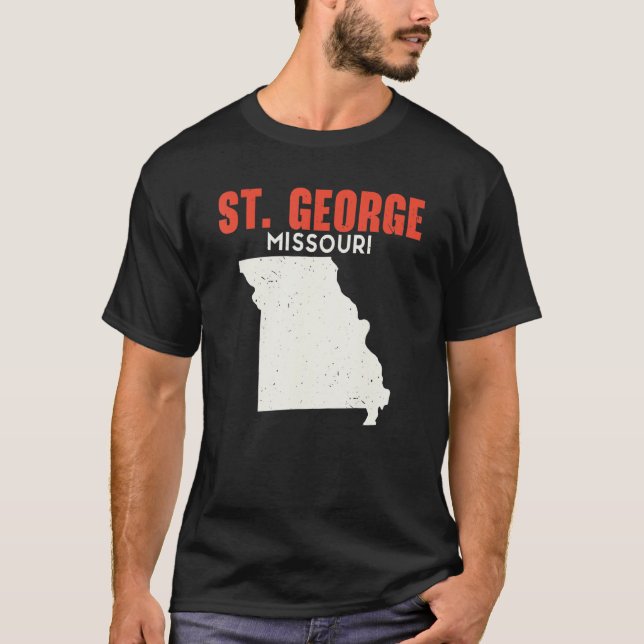 St George Missouri USA State America Travel Missou T-Shirt (Front)