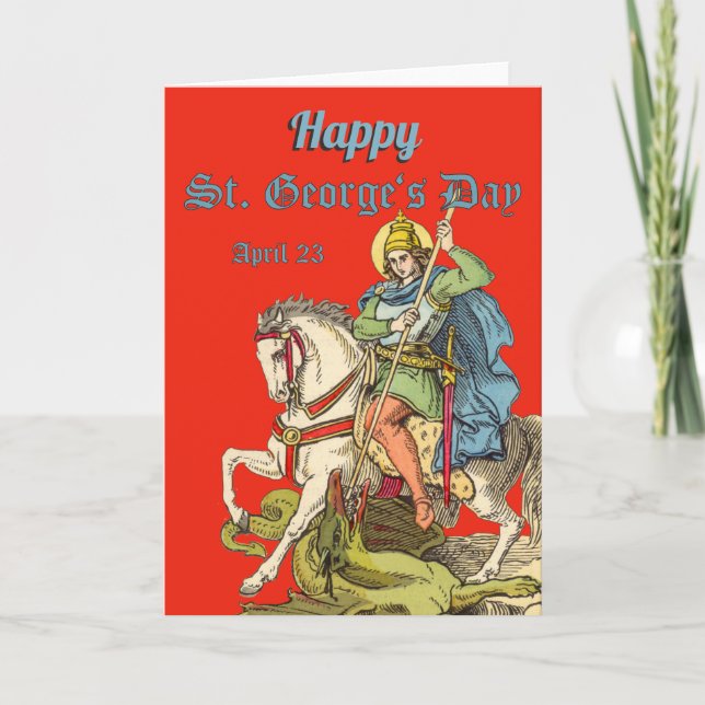 St. George on Horseback (BS 01) Card (Front)