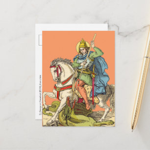 St. George on Horseback (BS 01) Postcard
