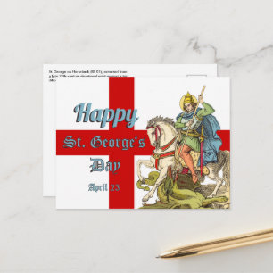 St. George on Horseback (BS 01) Postcard