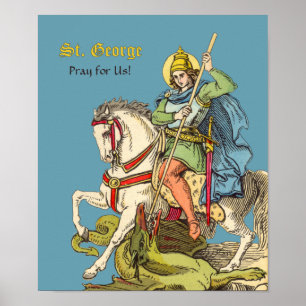 St. George on Horseback (BS 01) Poster