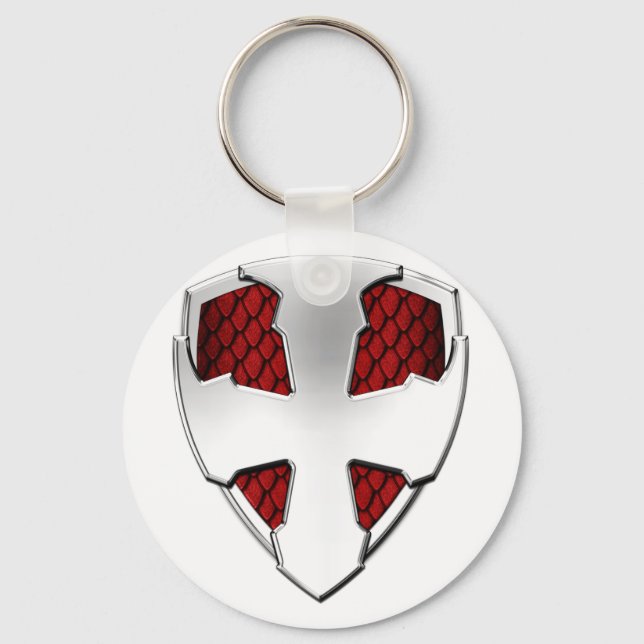 St George Shield Keychain (Front)