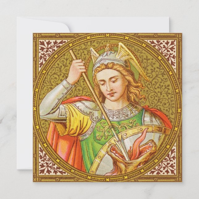 St. George (SNV 13)  Blank Square Greeting Card (Front)
