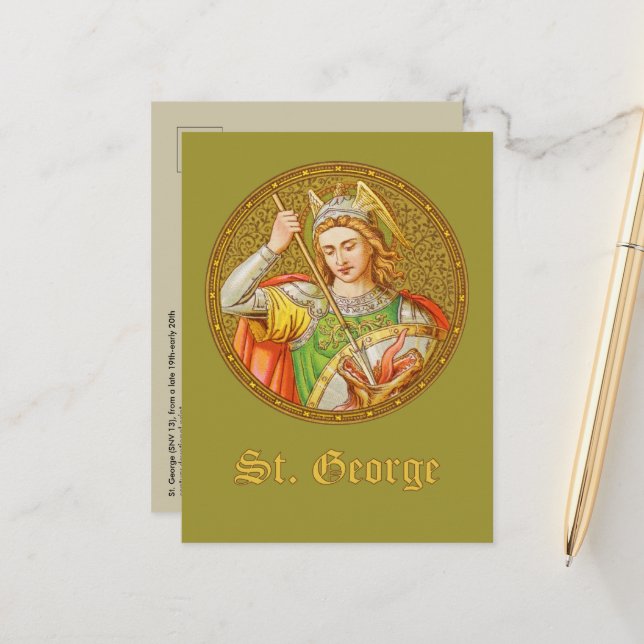 St. George (SNV 13) Postcard (Front/Back In Situ)