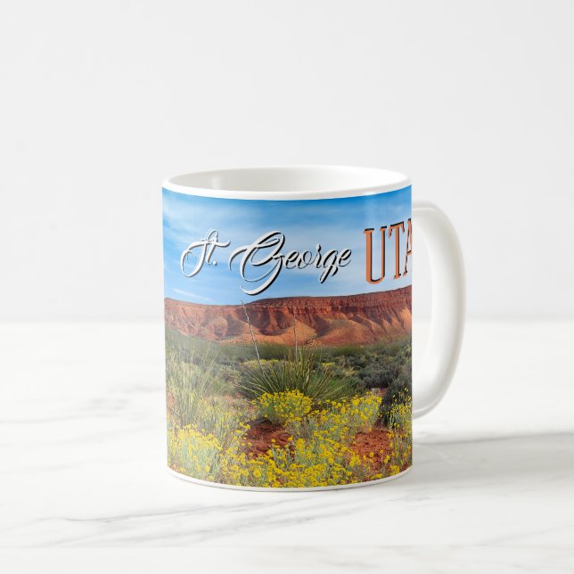 St George, Utah Coffee Mug (Front Right)
