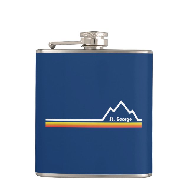 St. George, Utah Hip Flask (Front)