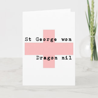St George's Day Card