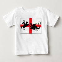 St George's Day English flag baby